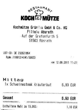 sgug H�ffner Kochm�tze Restaurant